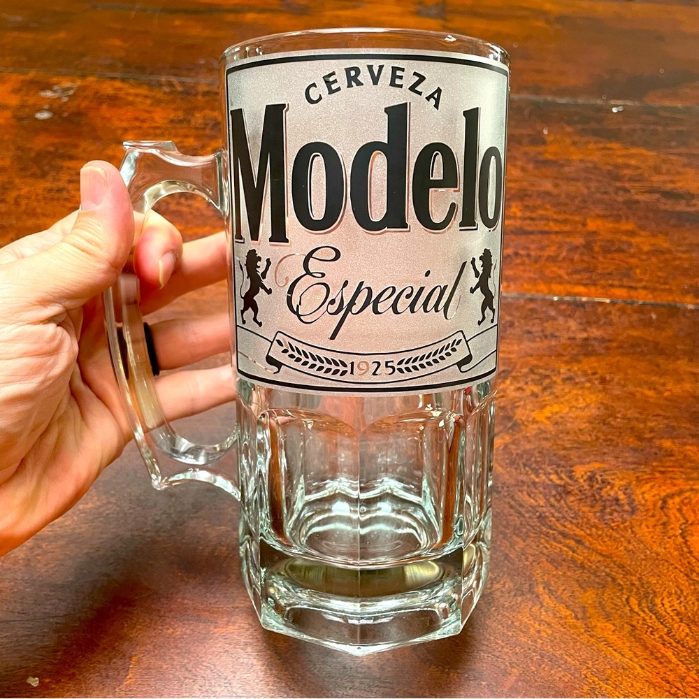 Modelo Especial Glass Liter Beer Mug